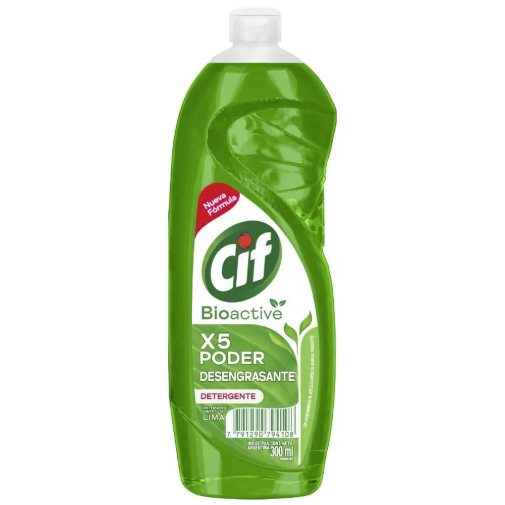 Cif Detergente x300ml Limon Verde