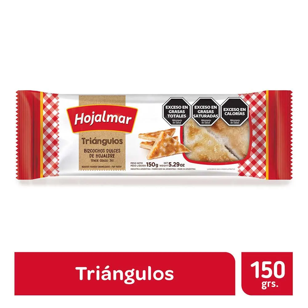 GALLETITAS HOJALMAR TRIANGULOSx150Gr