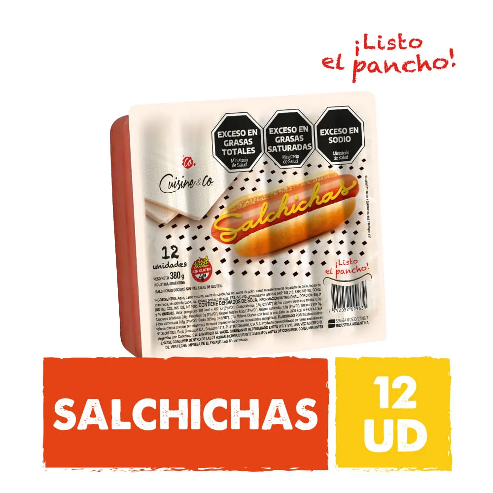 SALCHICHAS 214 x12Unid