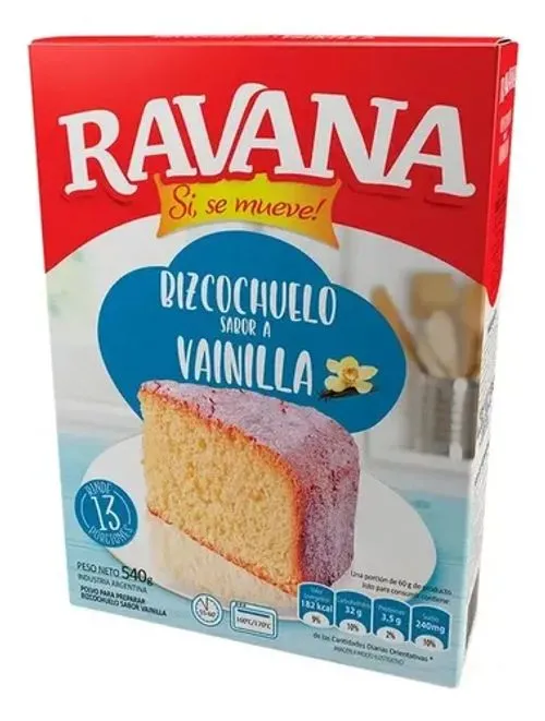 Premezcla bizcochuelo Ravana