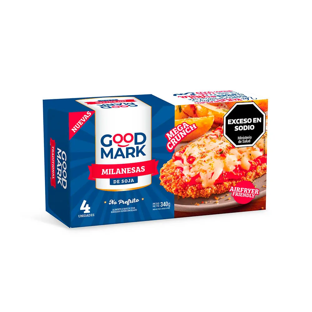 MILANESAS SOJA GOOD MARK 340 GRS