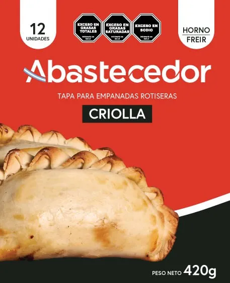 TAPA DE EMPANADAS ROTISERA HORNO X 12 UN.