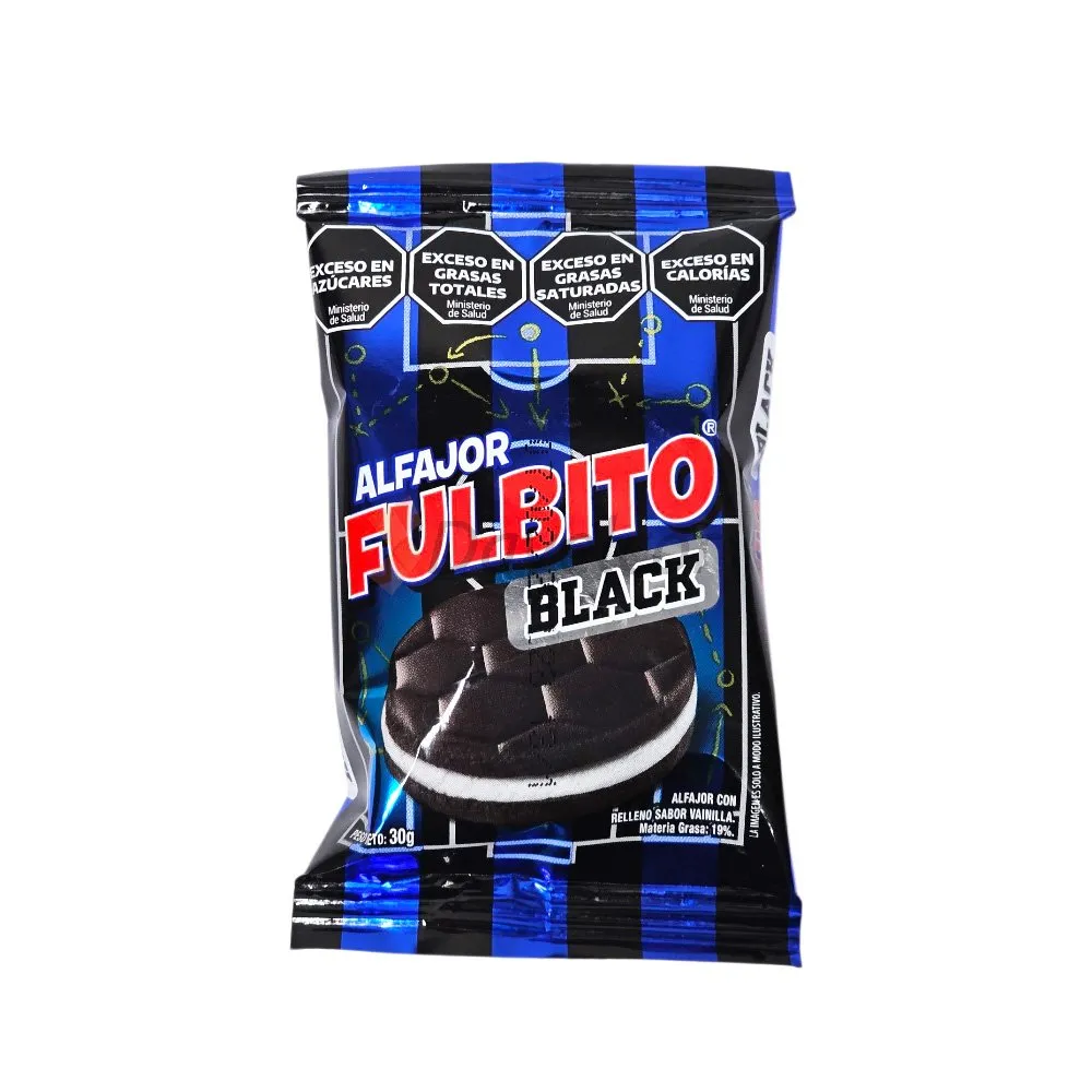 Alfajor Fulbito 44x30gr BLACK