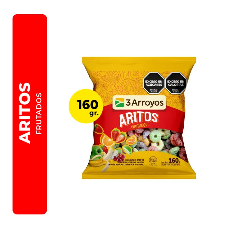 Aritos Frutados 3 arroyos 20x160gr