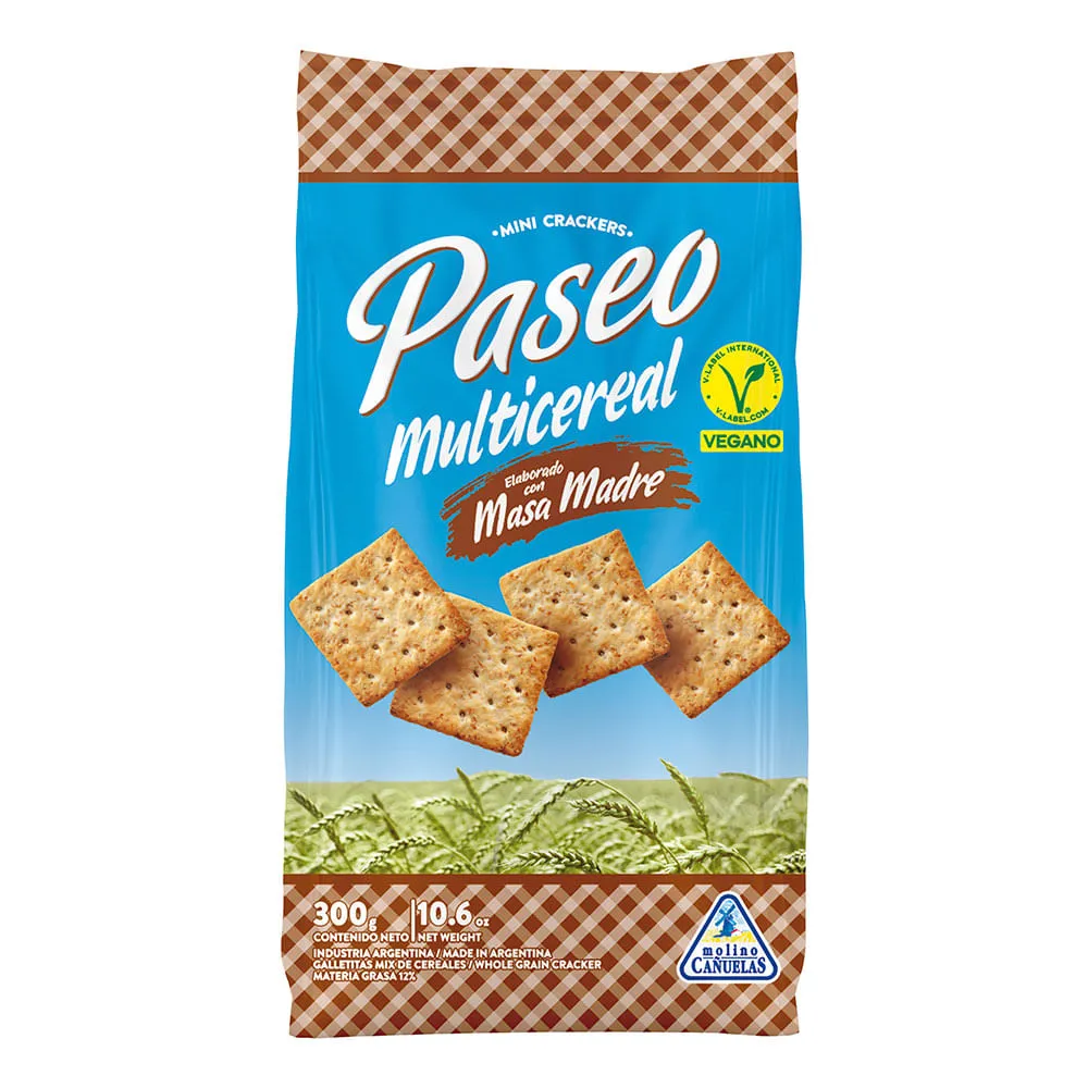 Galletitas Paseo 14x300gr MULTICEREALES