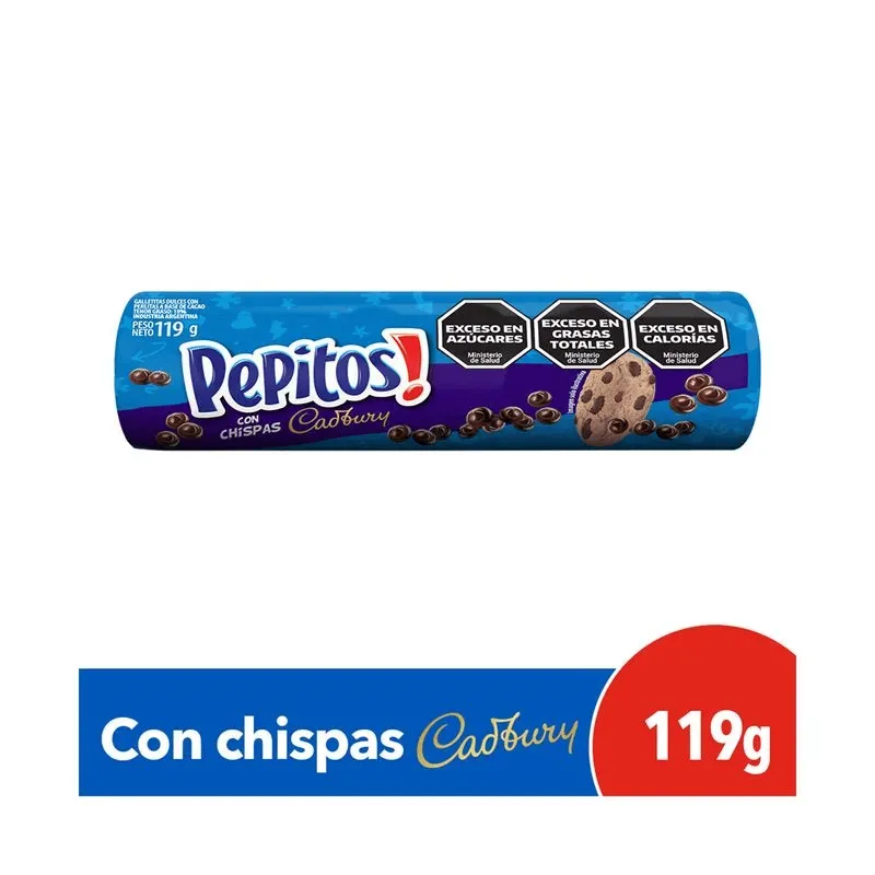 Galletitas Pepitos Tradicionales 60x119gr Cadbury
