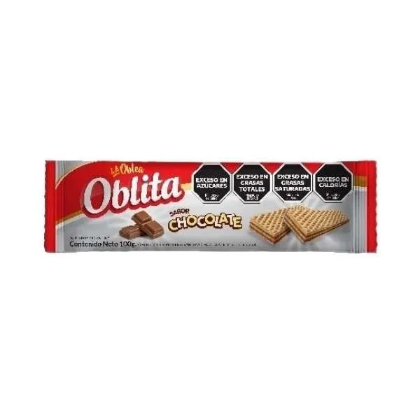 Oblea Oblita 100gr x48un CHOCOLATE