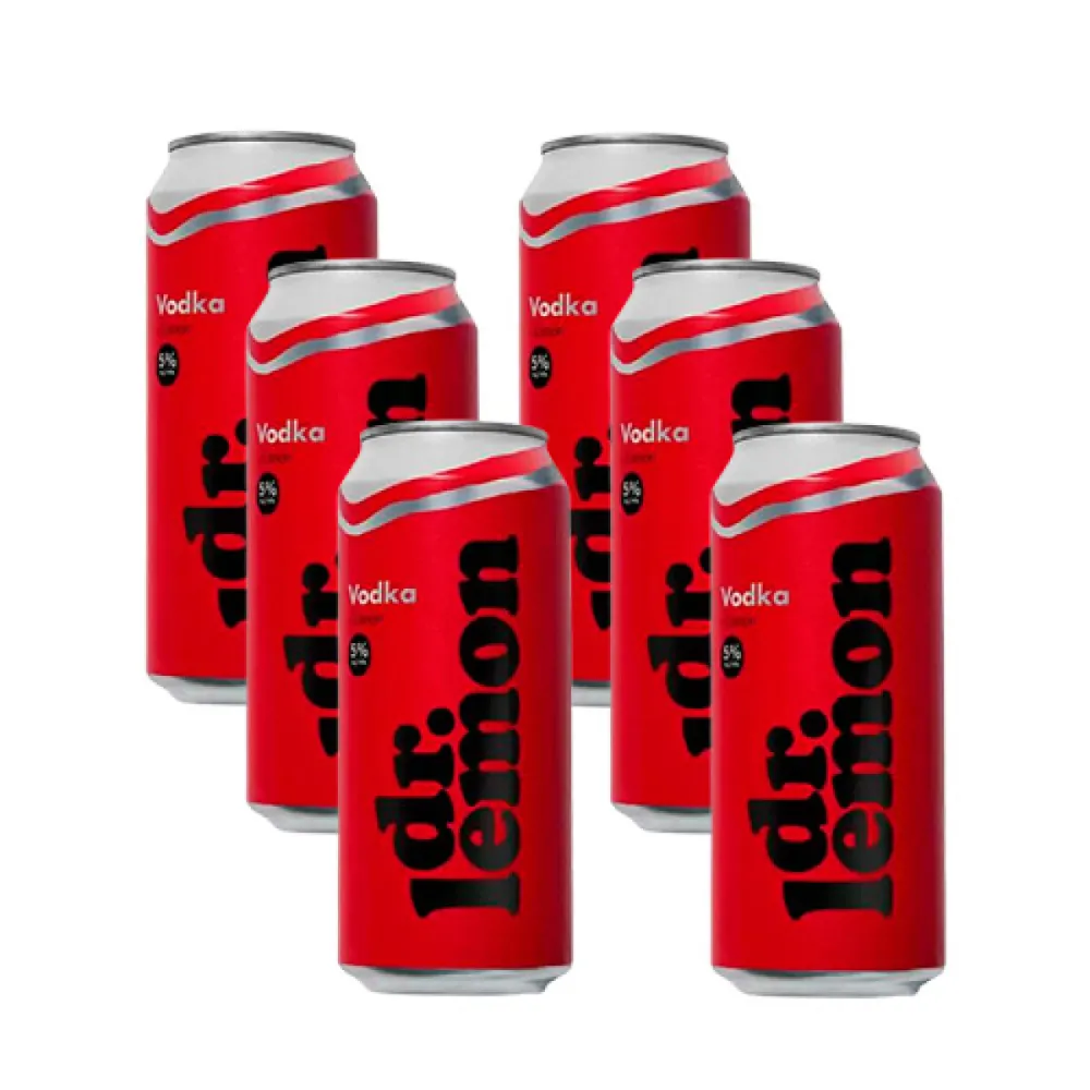 DR LEMON VODKA LATA X 6U