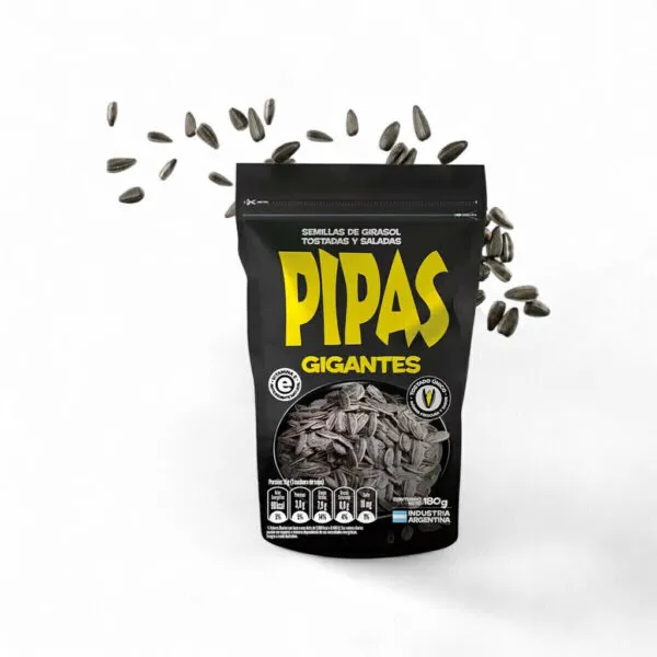 PIPAS GIGANTES [NEGRO] x 160 GRS